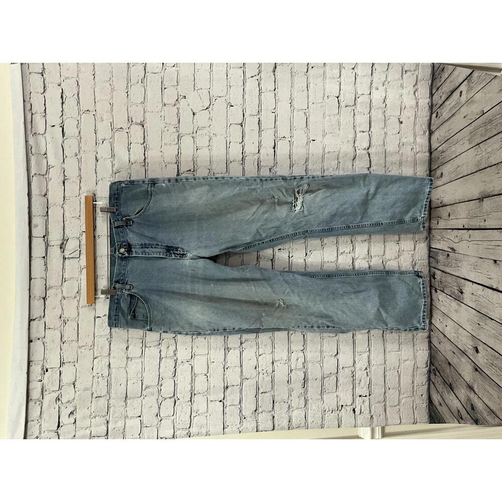 Wrangler Men's Light‎ Wash Denim Jeans, Size 38x34